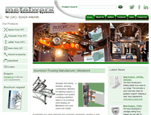 Tablet Screenshot of metalworx.com